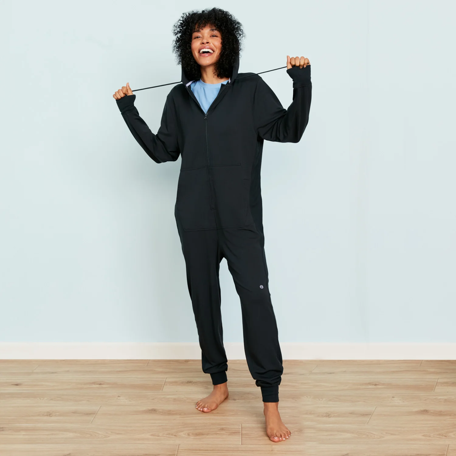 Black Flight Suit Onesie - Image 2