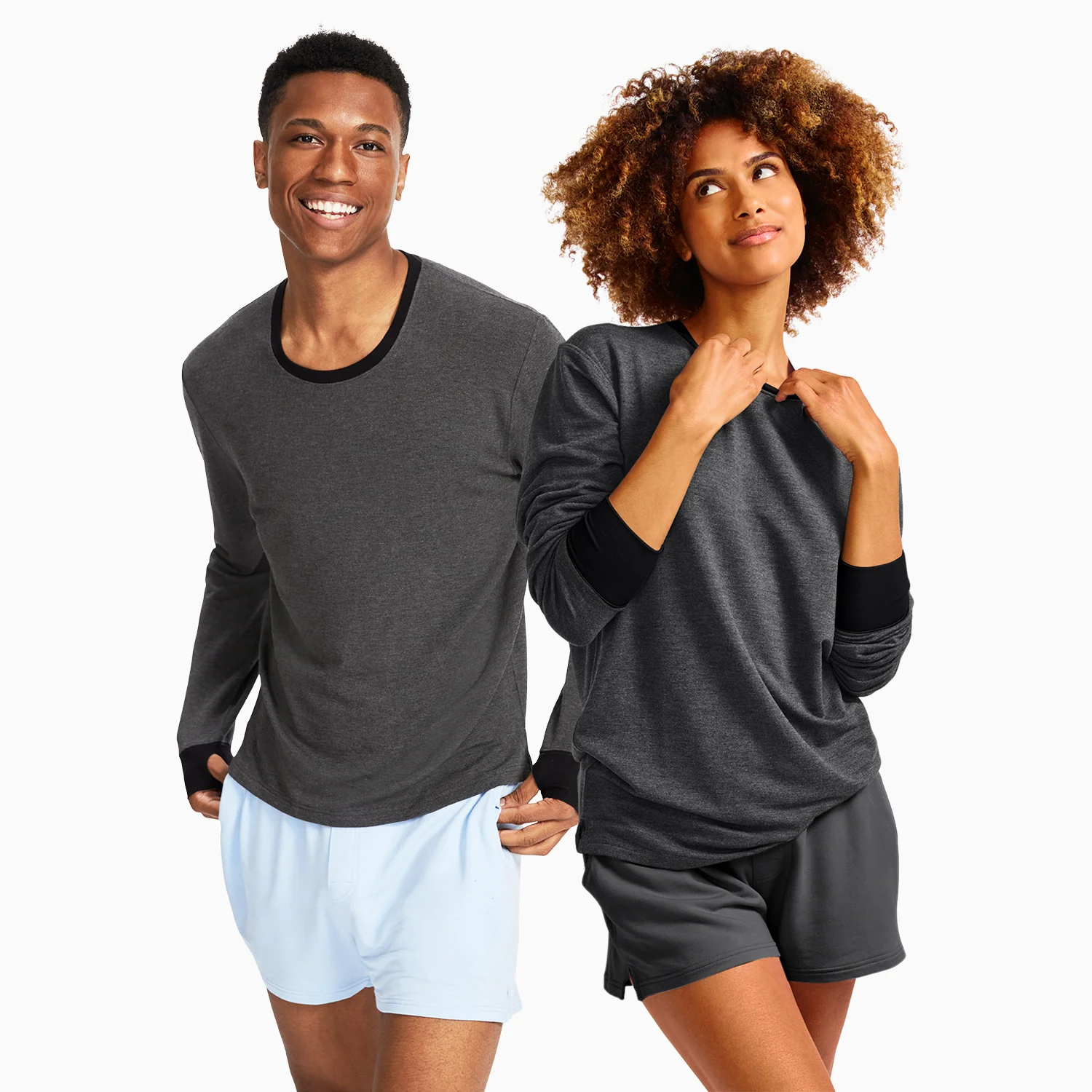 Gray/Black Long-Sleeve JamTee - Image 3