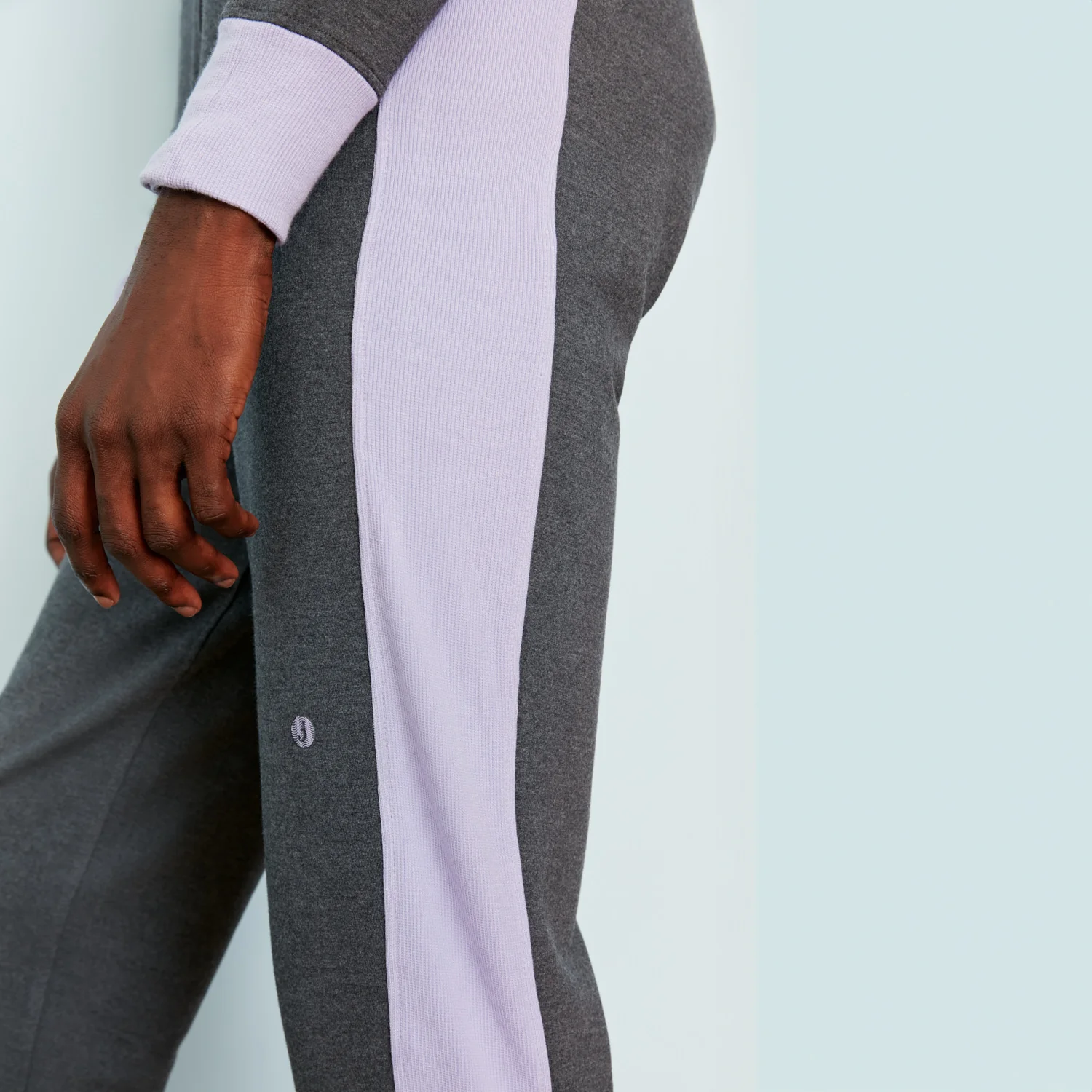 Gray/Lavender Flight Suit Onesie - Image 5