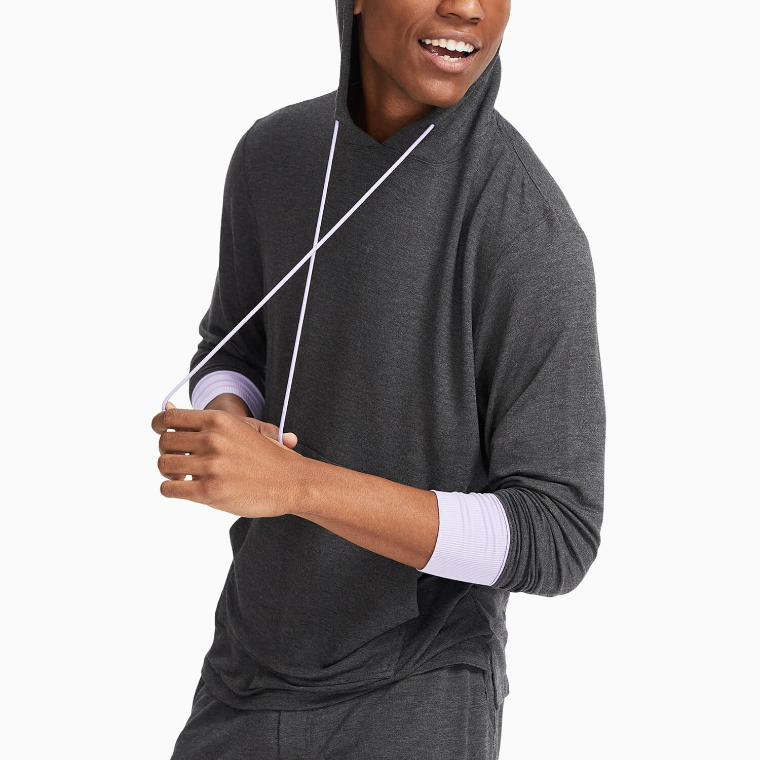 Gray/Lavender House Hoodie - Image 4