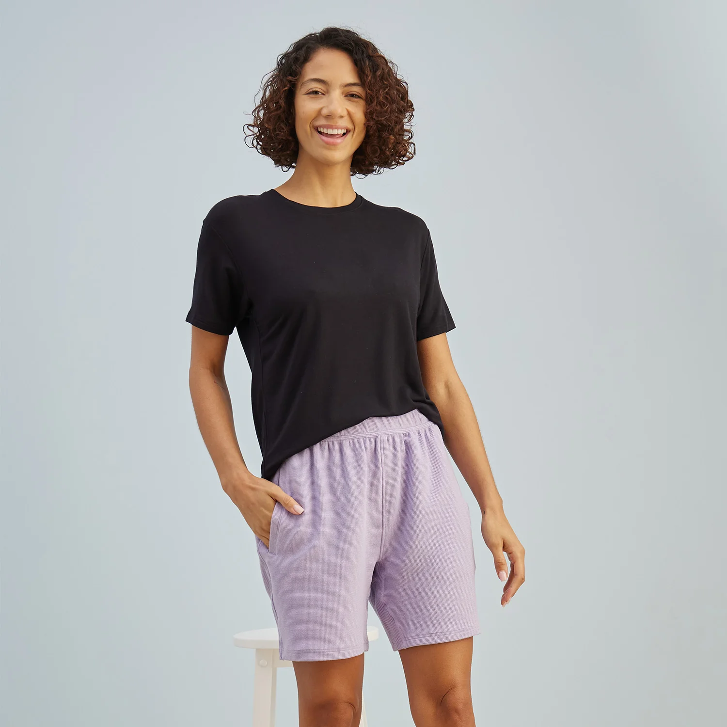 Lavender Soffle Shorts - Image 5