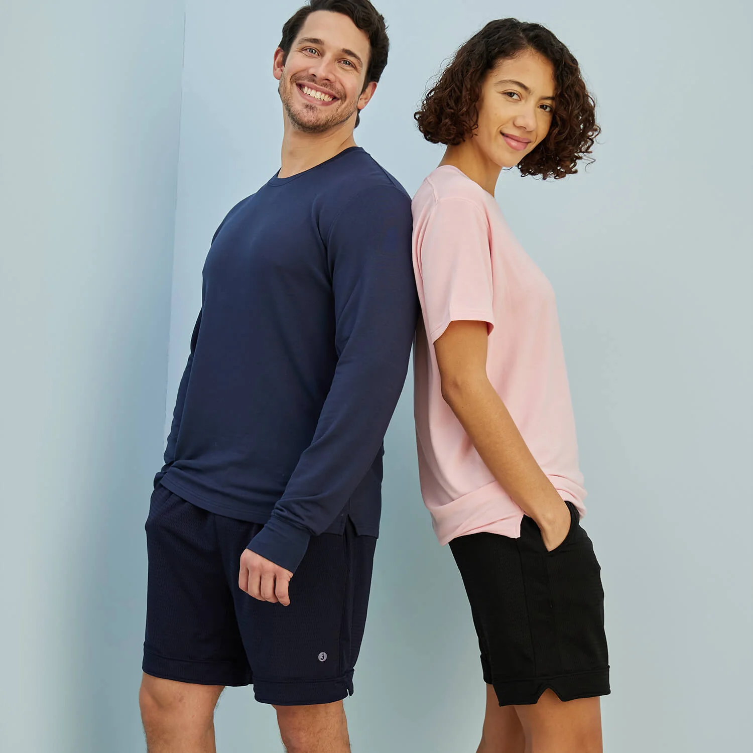 Navy SoftStretch Jambys Basketball Shorts - Image 9